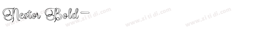 Nestor Bold字体转换
